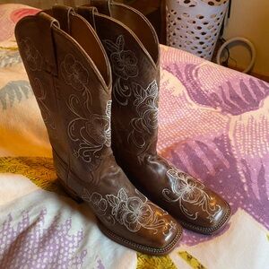 Shyanne floral stitching boots